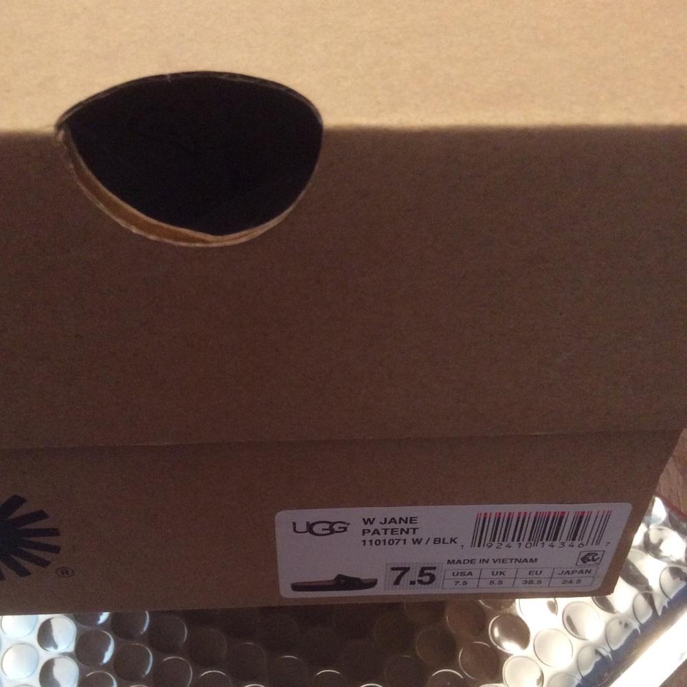 UGG Jane Patent Platform Slide Sandal NIB 6.5& 7.5 - Picture 8 of 8